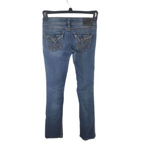 Silver Jeans 25X32 Womens McKenzie Skinny Low Rise Medium Wash Casual Bottoms